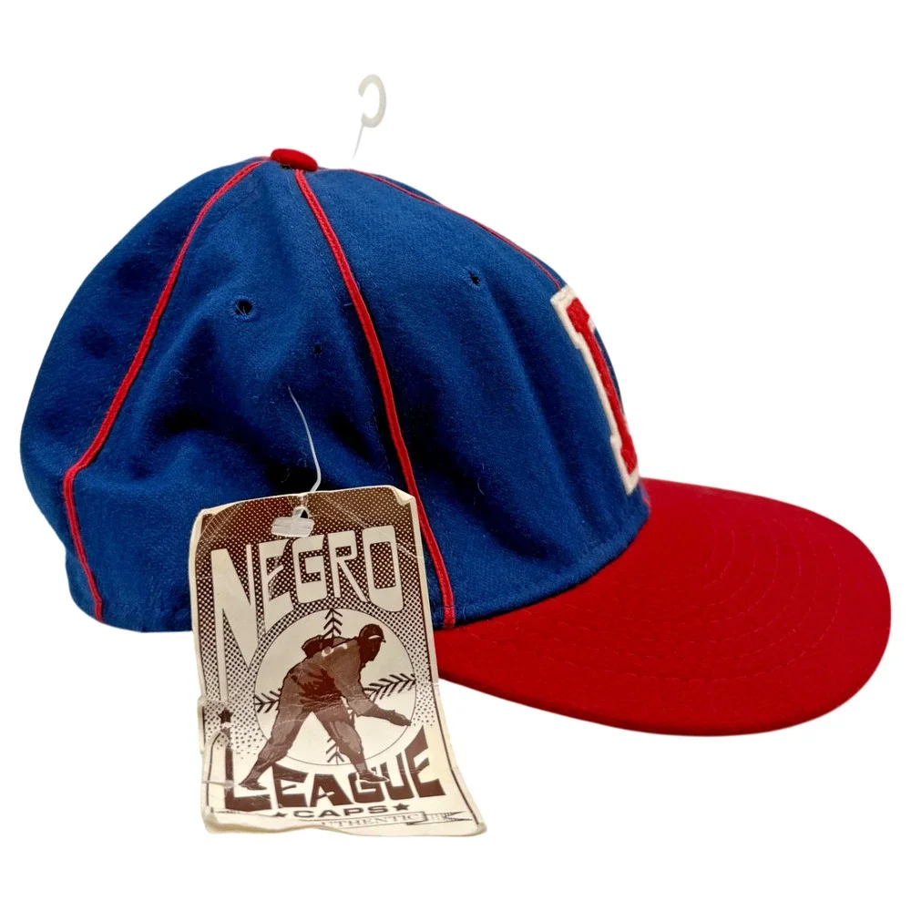 Vintage Negro League Wool Fitted Hat Size 7 1/2 Indianapolis Clowns Roman NWT
